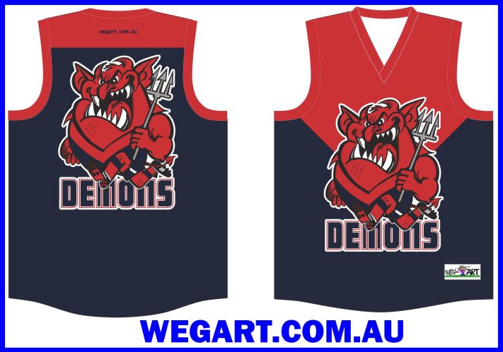 Demons Footy Jumper